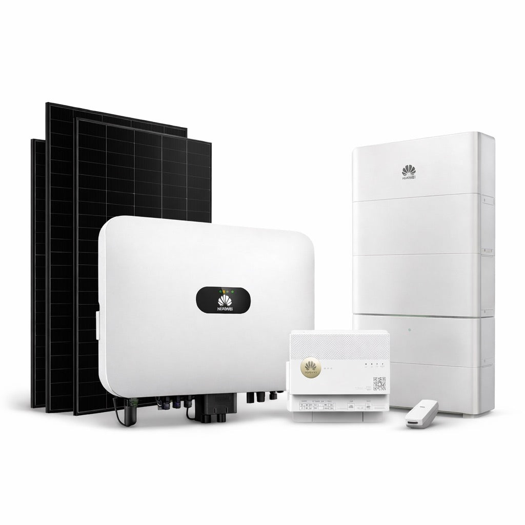 Huawei 4 kW Komplettset mit 9 x Trina 450 Watt Fullblack Modulen