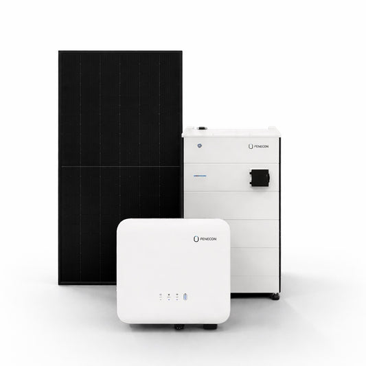Fenecon 19 kW Komplettset mit 43 x Trina 450 Watt Fullblack Modulen und 8,4 kWh Speicher - optional erweiterbar